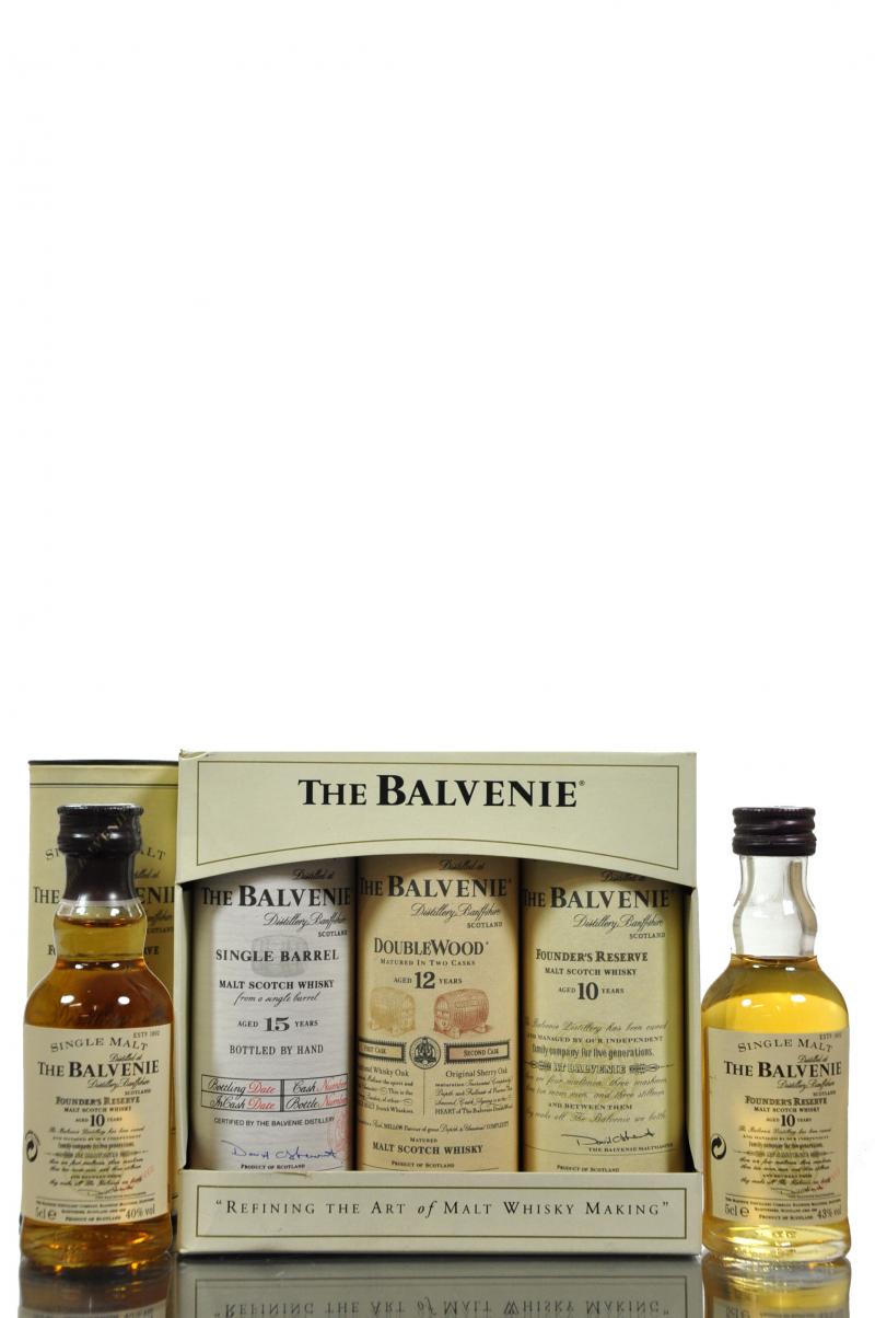 5 x Balvenie Miniatures