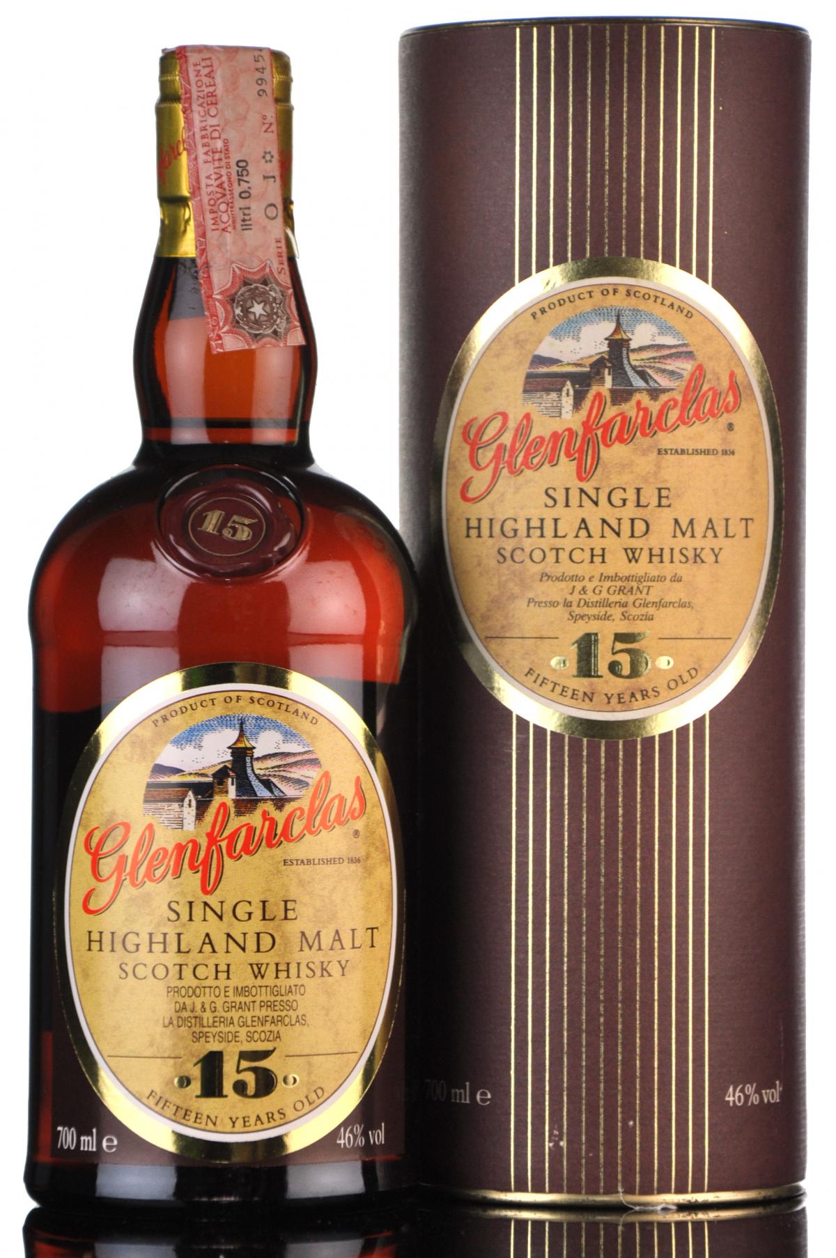 Glenfarclas 15 Year Old - Circa 2000