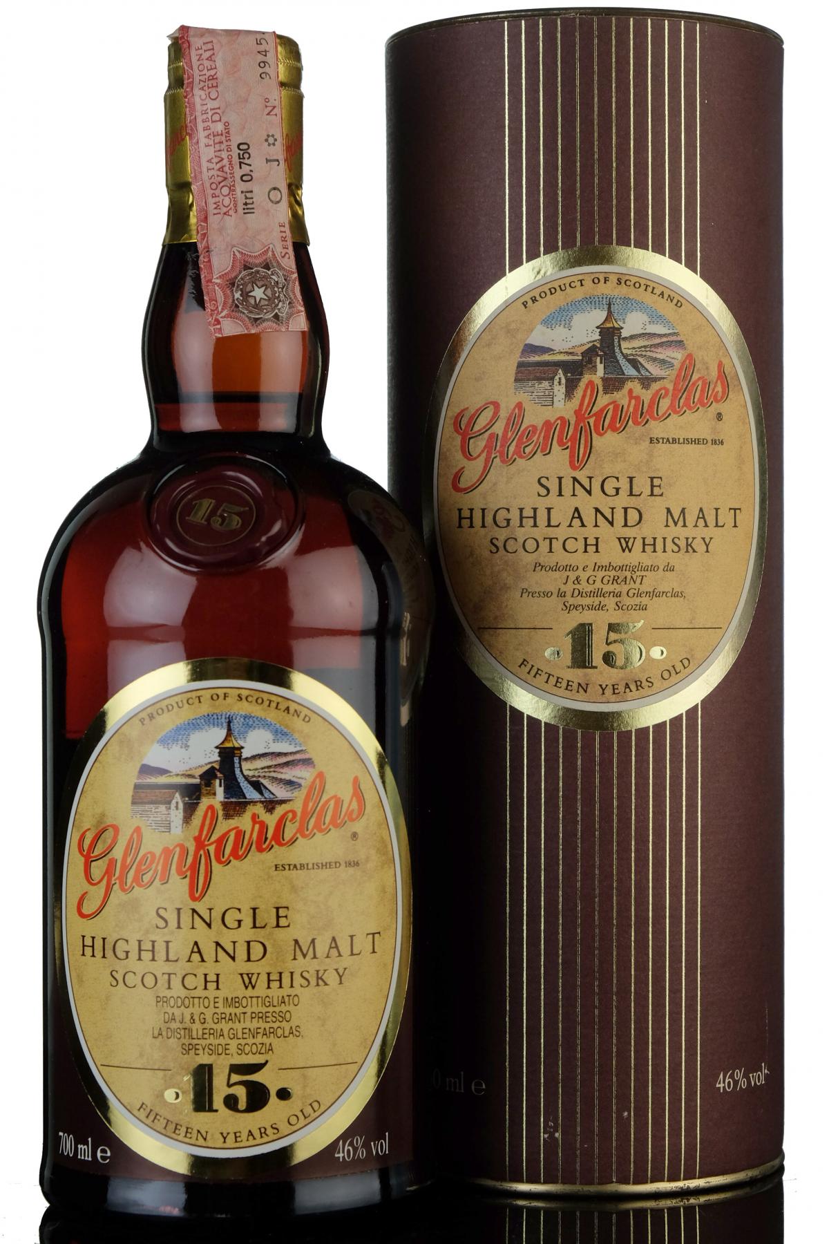 Glenfarclas 15 Year Old - Circa 2000