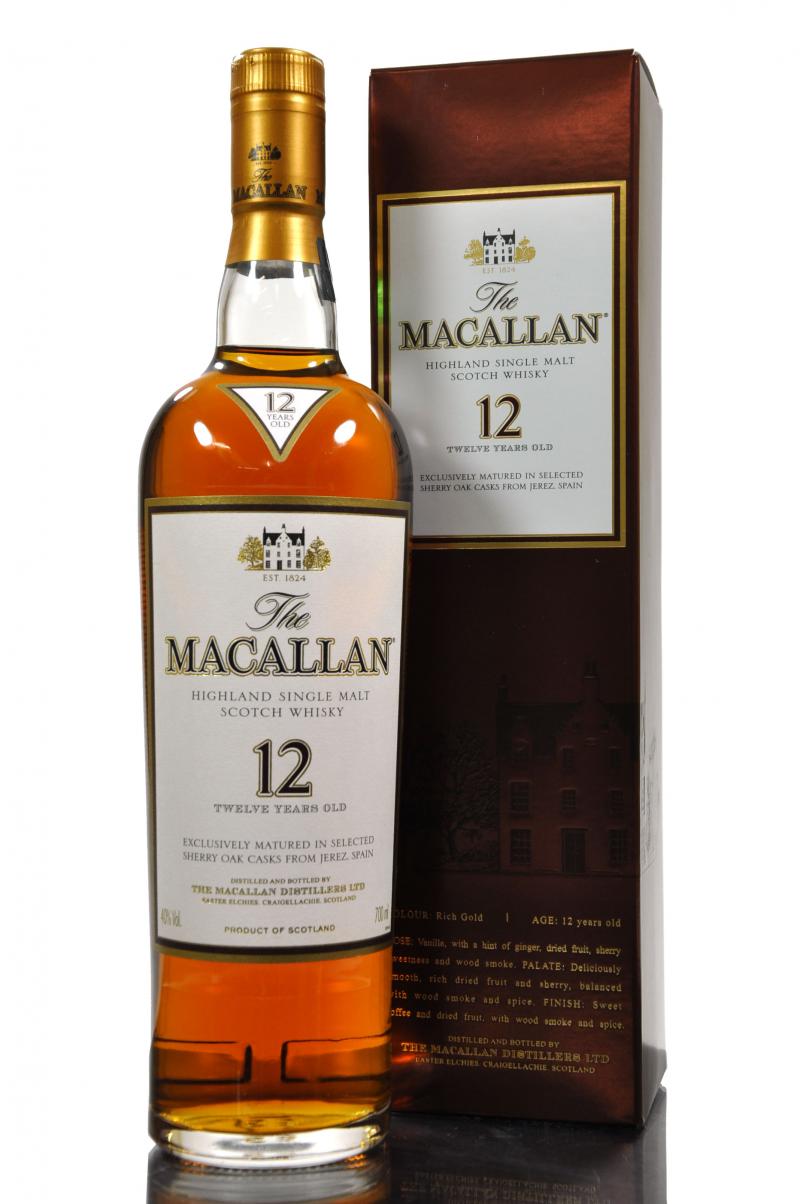 Macallan 12 Year Old - Sherry Cask - Mid 2000s