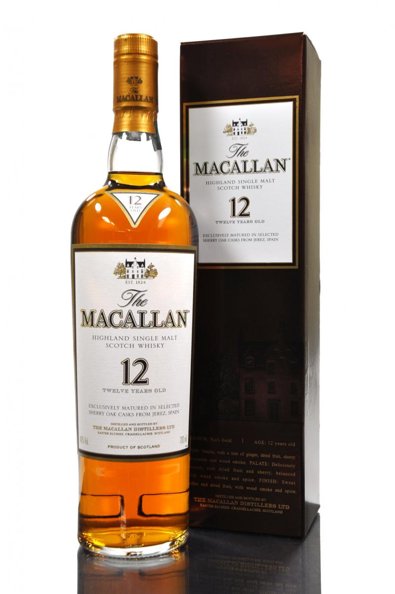 Macallan 12 Year Old - Sherry Cask - Mid 2000s