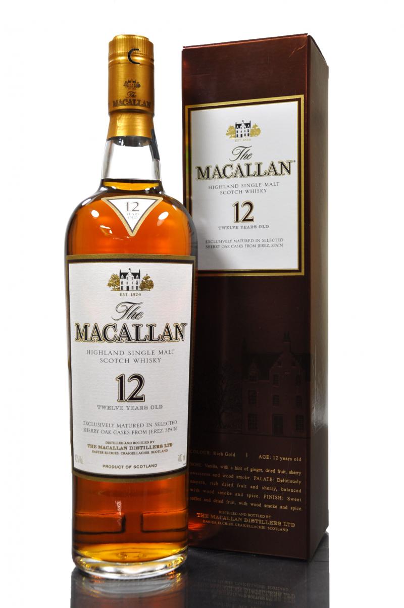 Macallan 12 Year Old - Sherry Cask - Mid 2000s