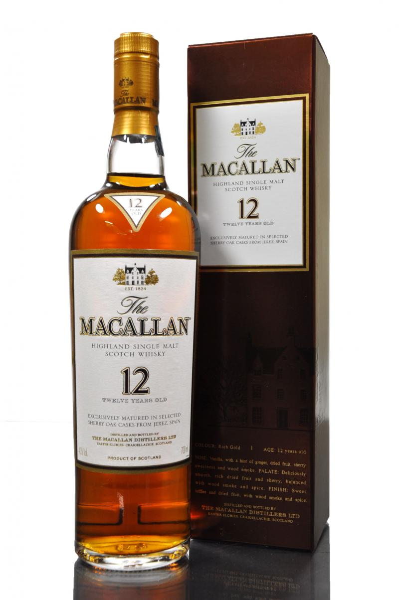 Macallan 12 Year Old - Sherry Cask - Mid 2000s