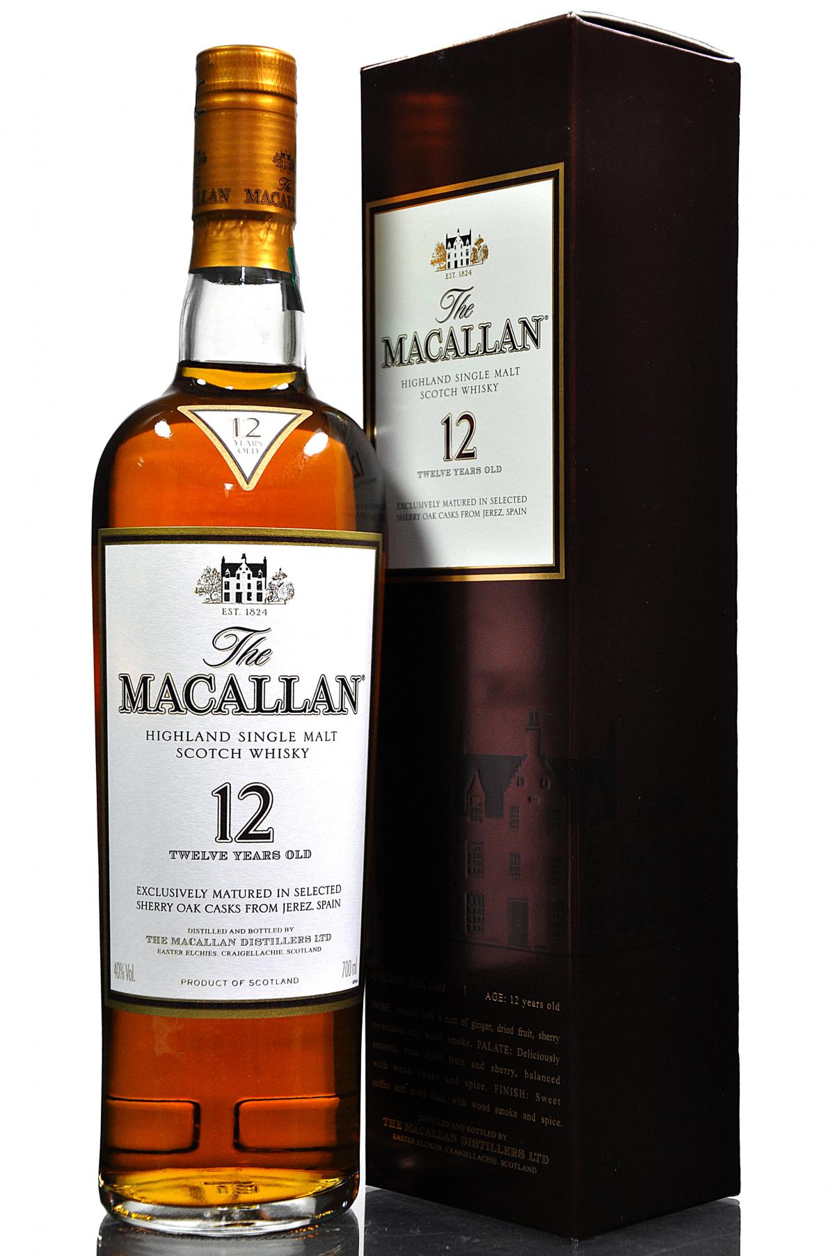 Macallan 12 Year Old - Sherry Cask - Mid 2000s
