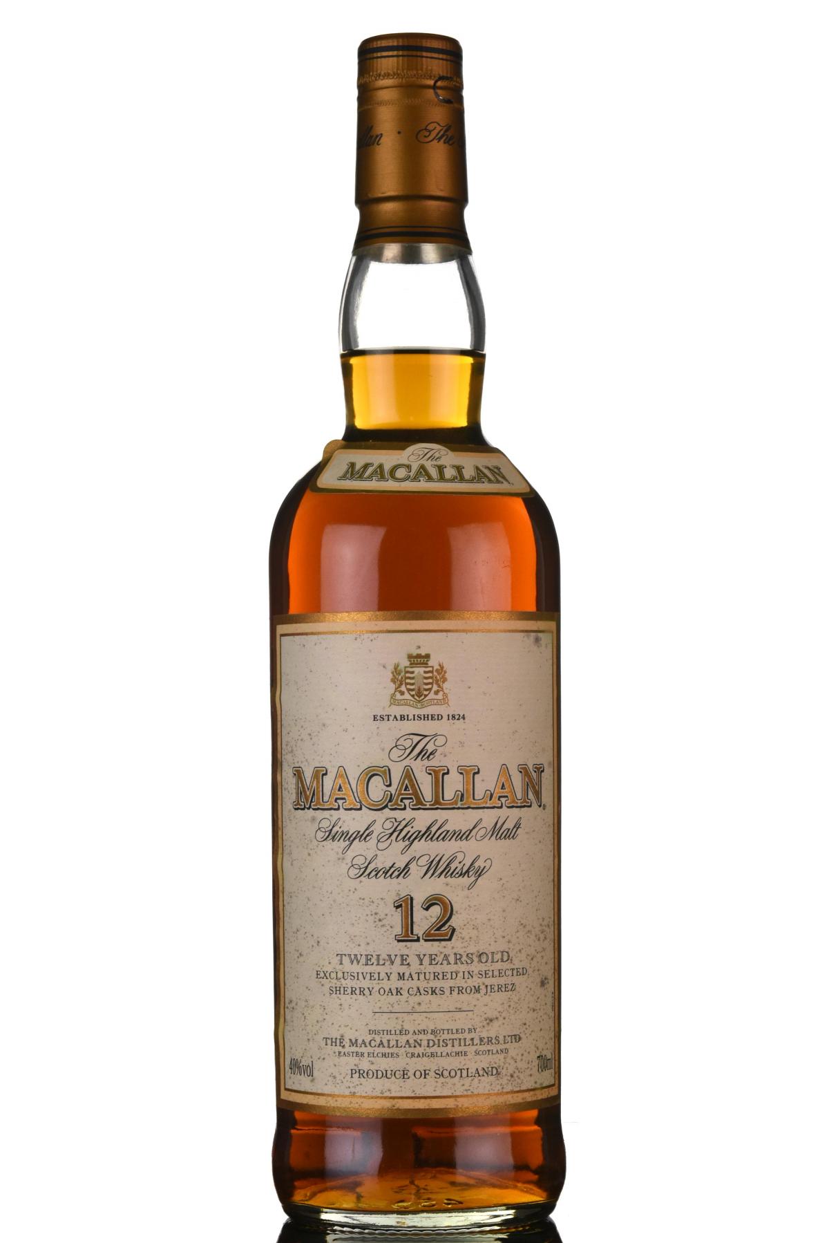 Macallan 12 Year Old