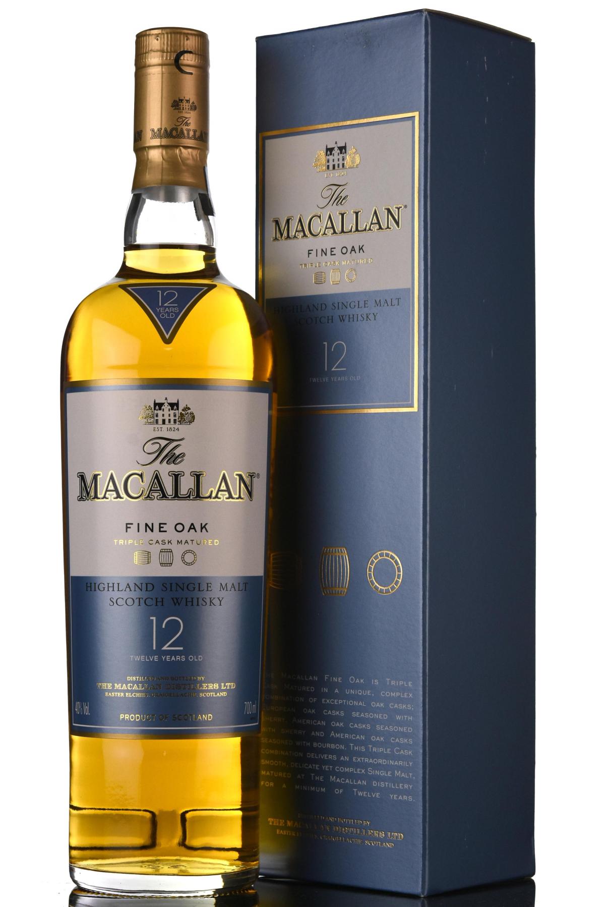 Macallan 12 Year Old - Fine Oak