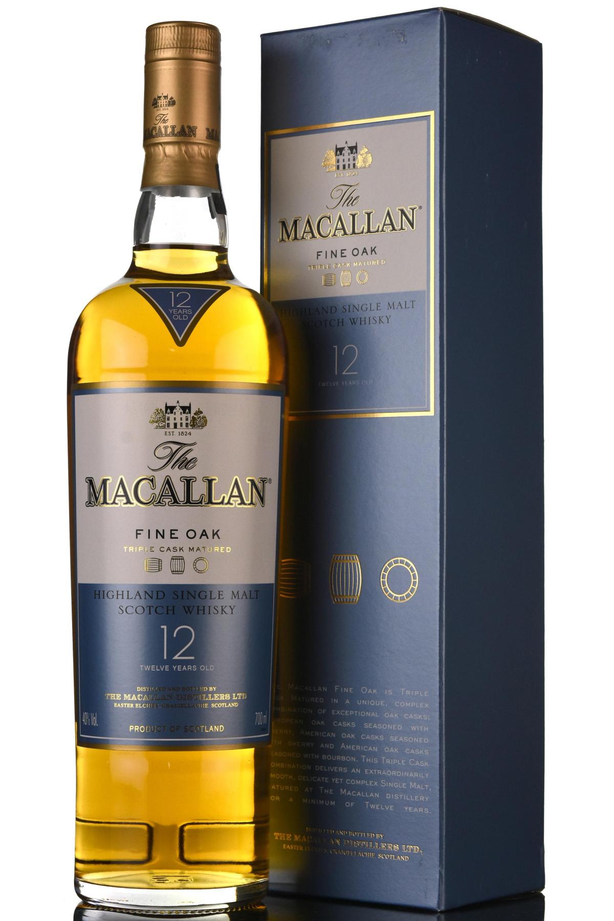 Macallan 12 Year Old - Fine Oak
