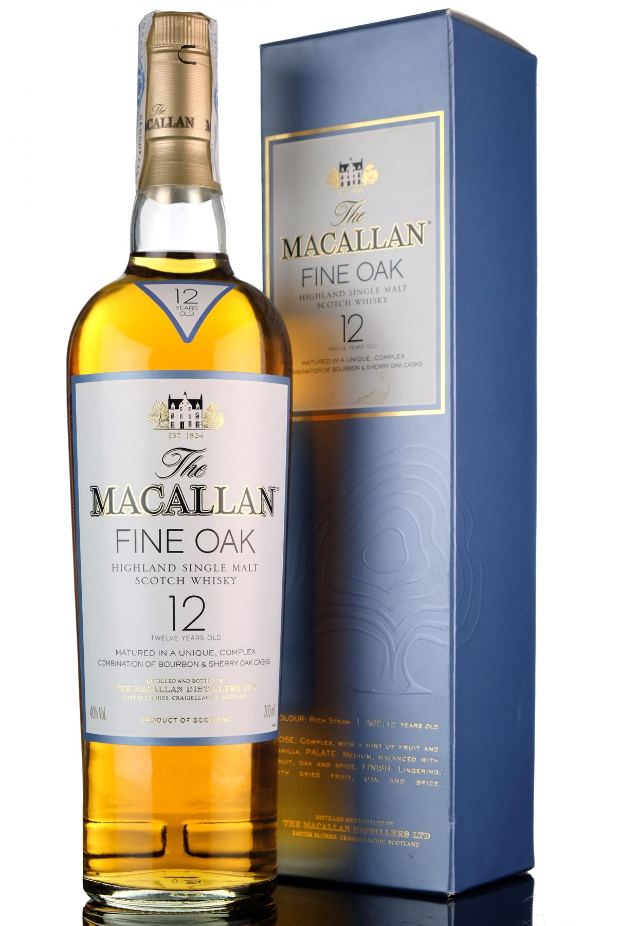 Macallan 12 Year Old - Fine Oak