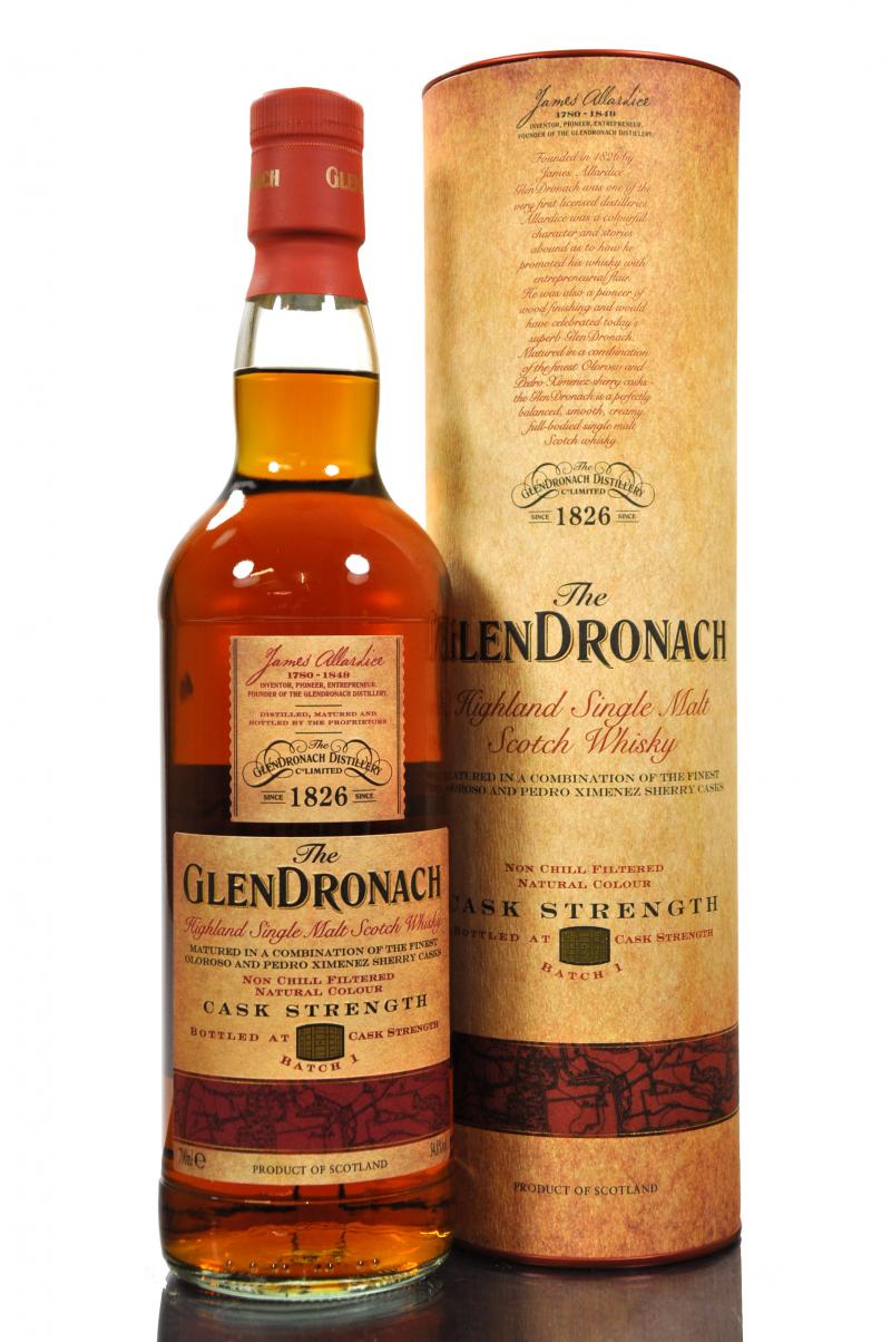 Glendronach Cask Strength Batch 1 - 2012 Release