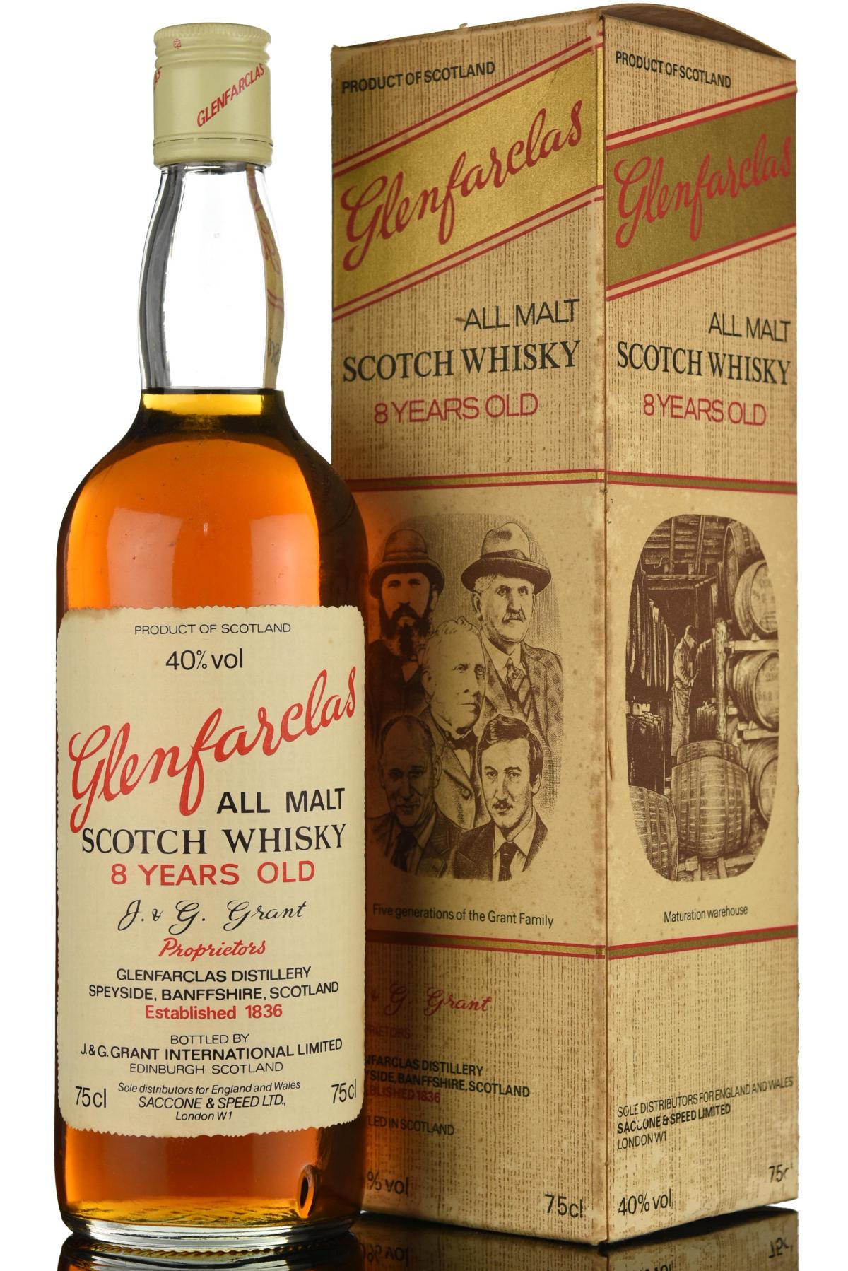 GLENFARCLAS 8 YEAR OLD - 1980S