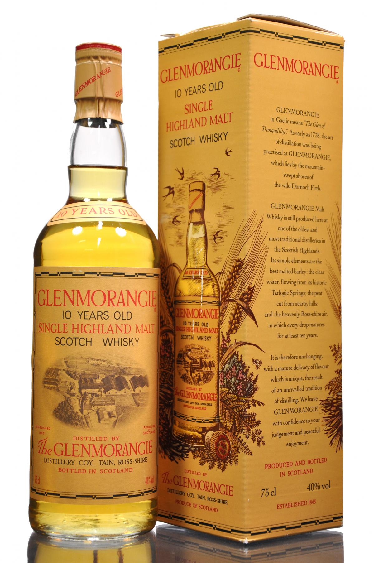 Glenmorangie 10 Year Old - Circa 1990