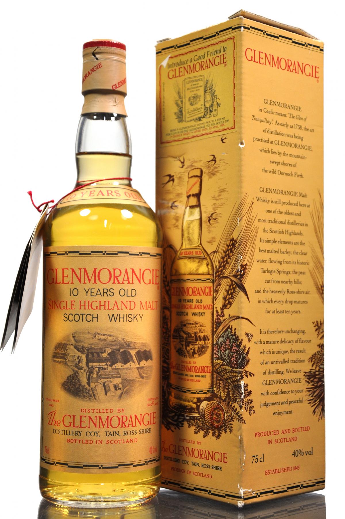 Glenmorangie 10 Year Old - Circa 1990