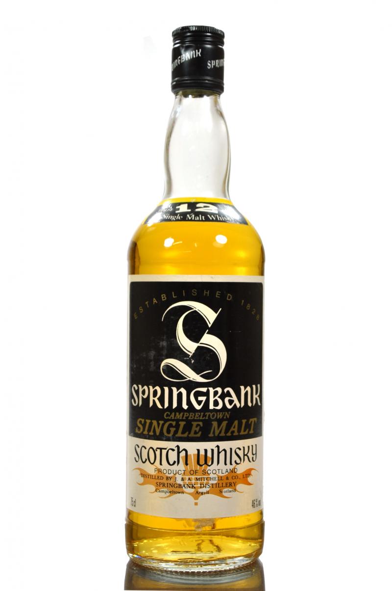 Springbank 12 Year Old - 1980s