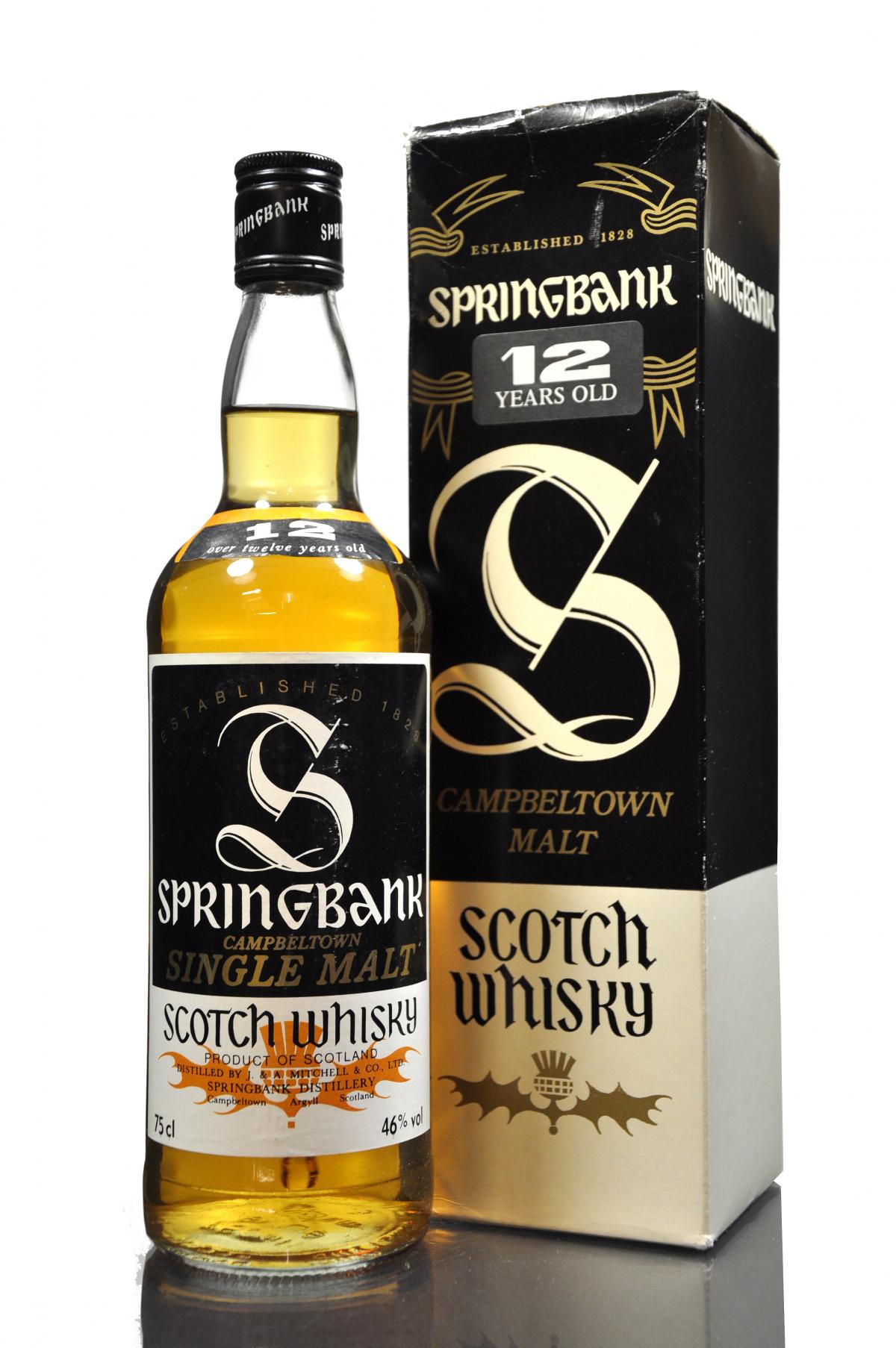 Springbank 12 Year Old - 1980s