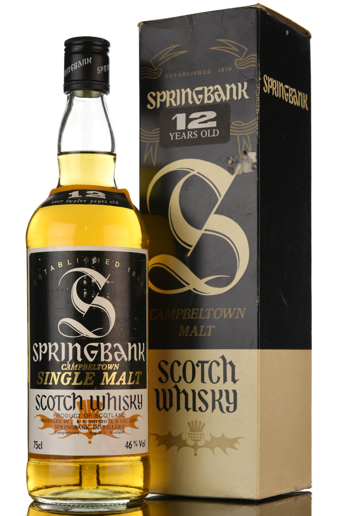 Springbank 12 Year Old - 1980s