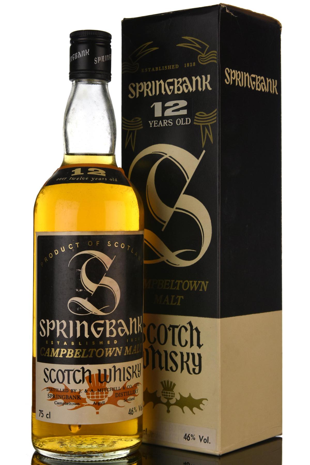 Springbank 12 Year Old - 1980s