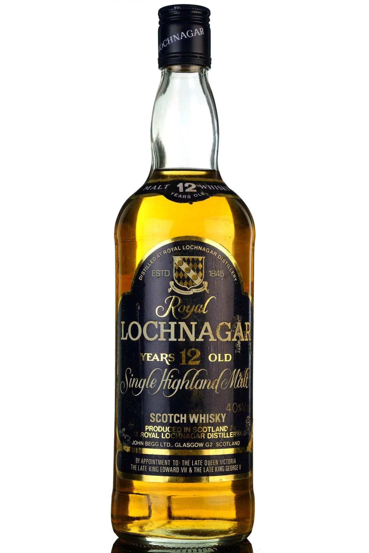Royal Lochnagar 12 Year Old - 1980s