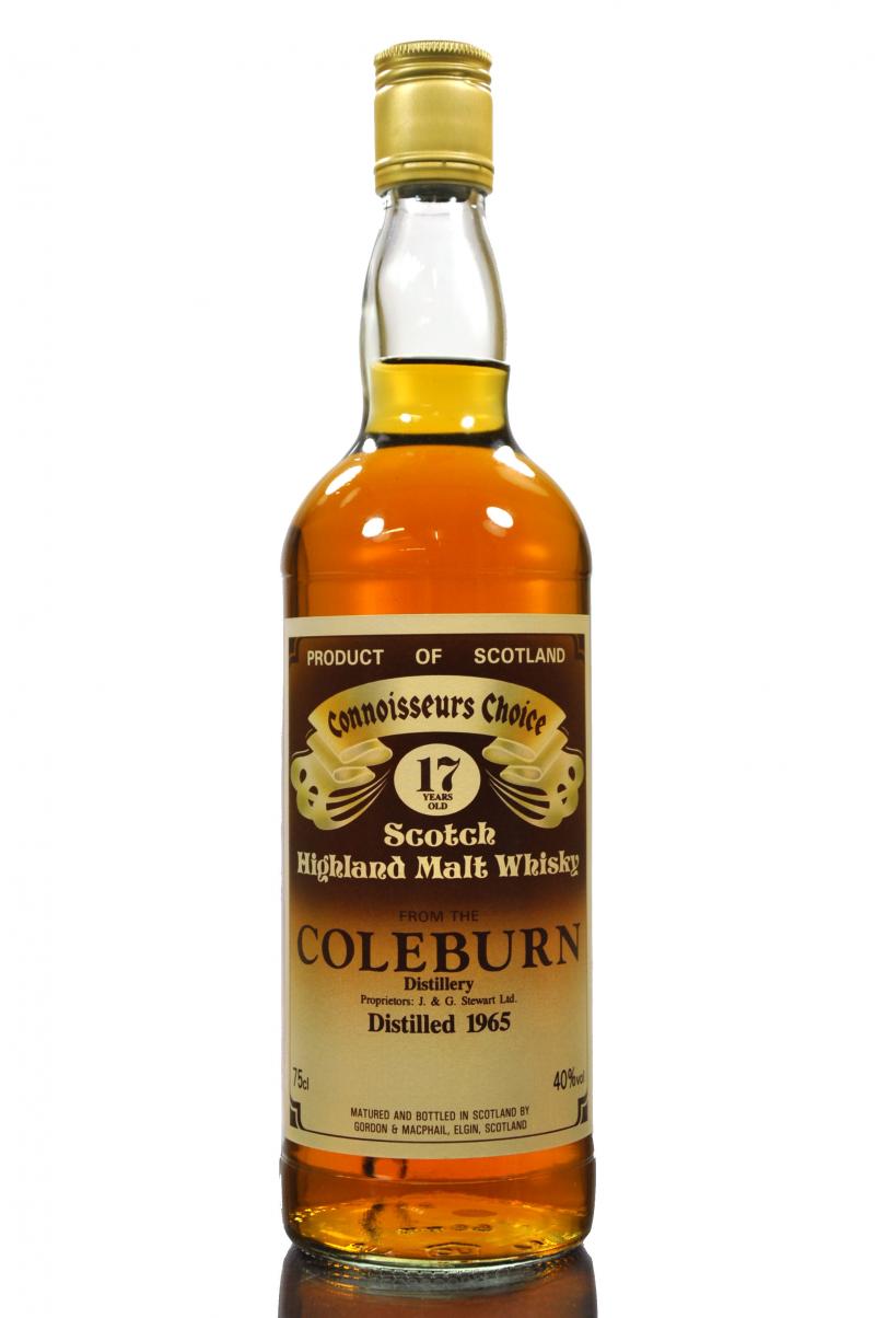 Coleburn 1965 - 17 Year Old - Connoisseurs Choice