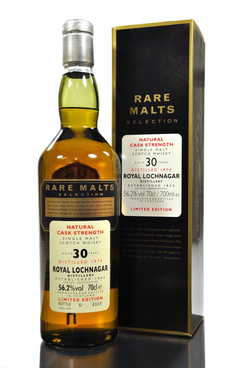 Royal Lochnagar 1974-2004 - 30 Year Old - Rare Malts 56.2%