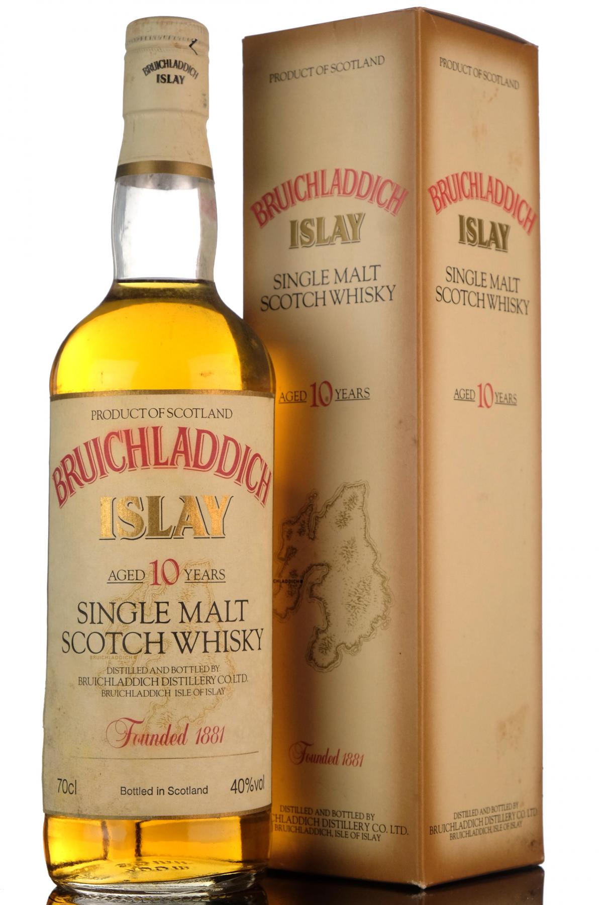 Bruichladdich 10 Year Old - 1990s