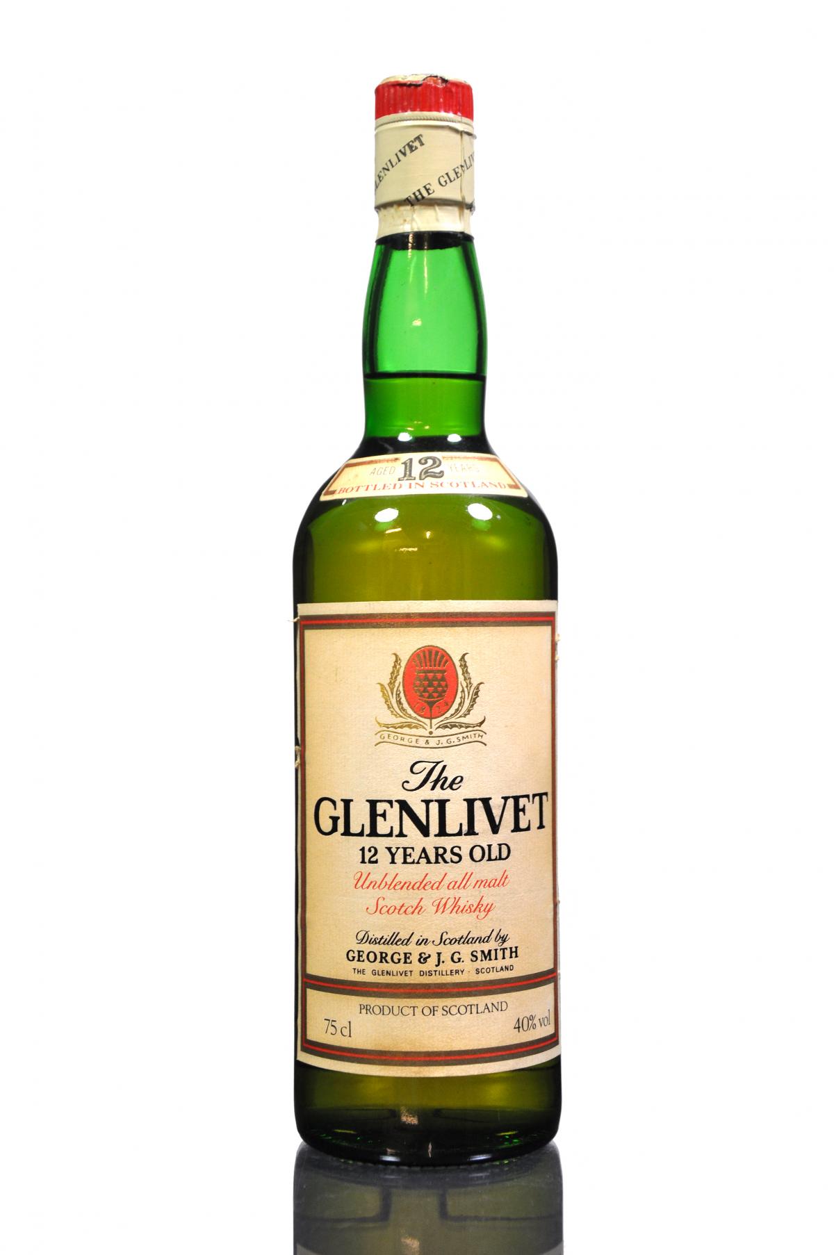 Glenlivet 12 Year Old - 1980s