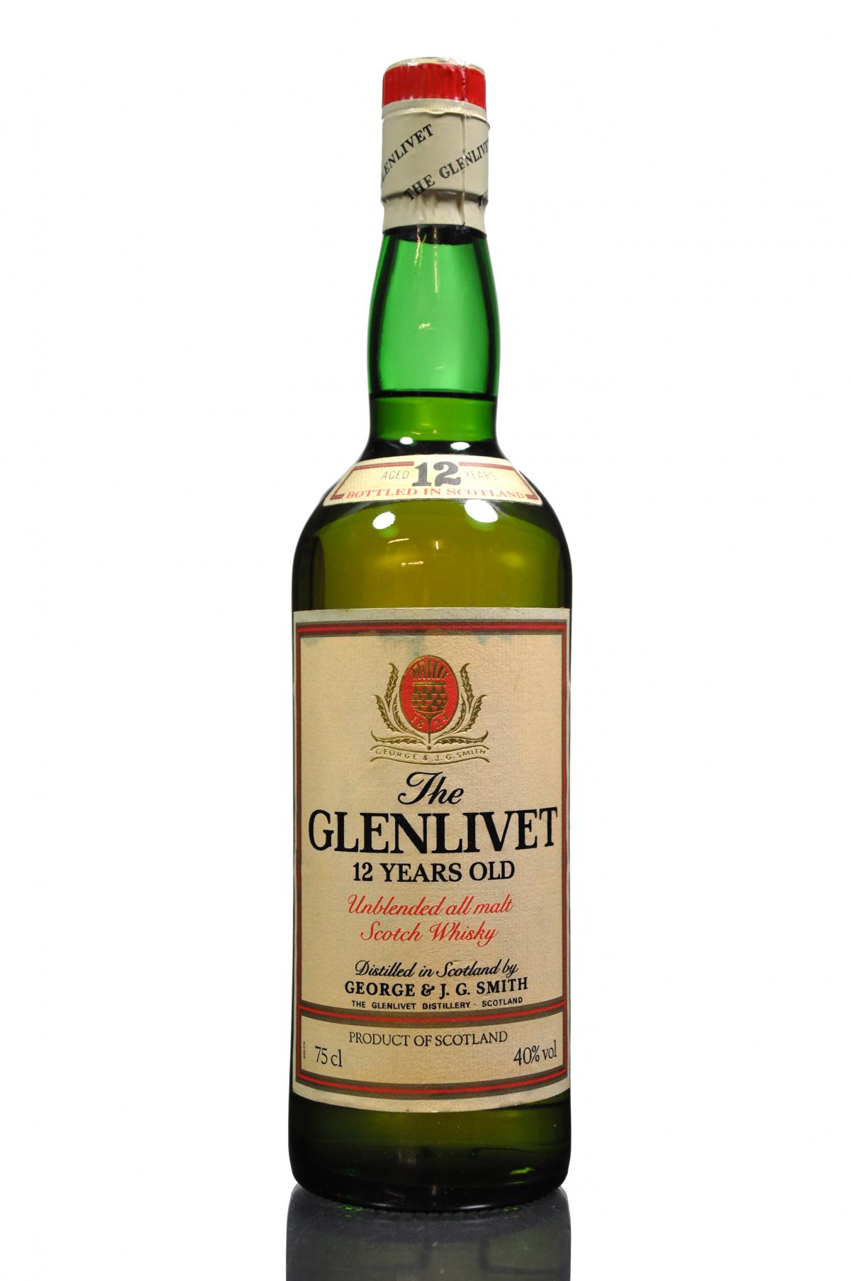 Glenlivet 12 Year Old - 1980s