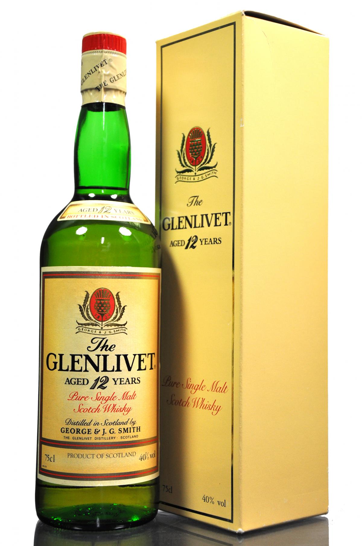 Glenlivet 12 Year Old - 1980s