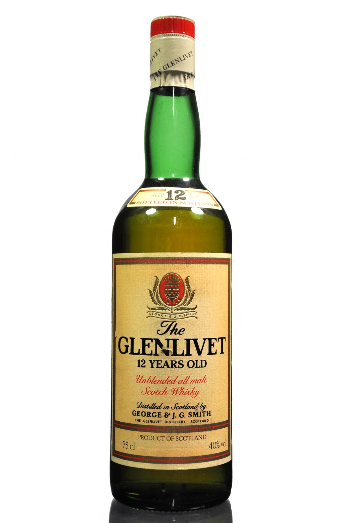 Glenlivet 12 Year Old - 1980s