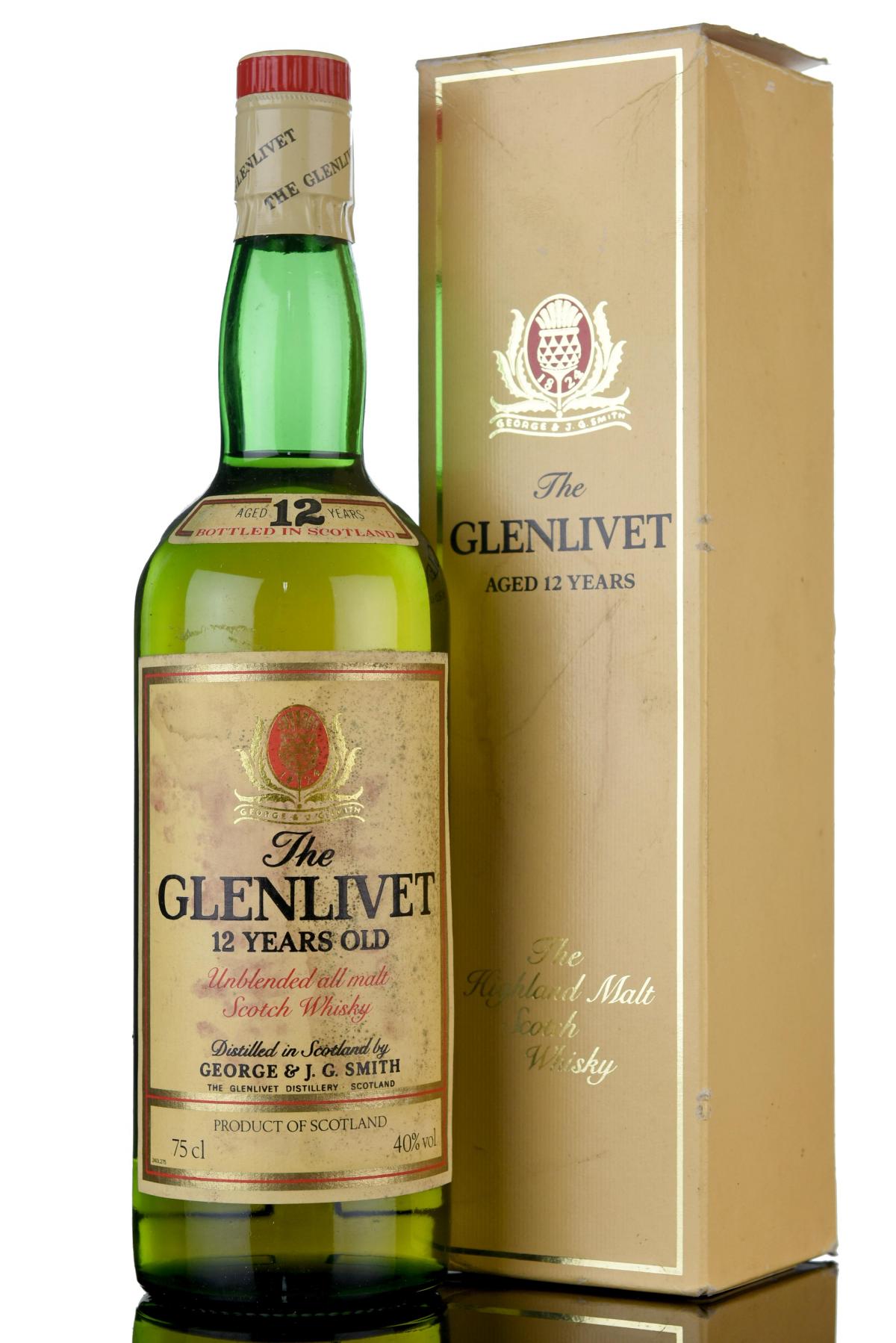 Glenlivet 12 Year Old - 1980s