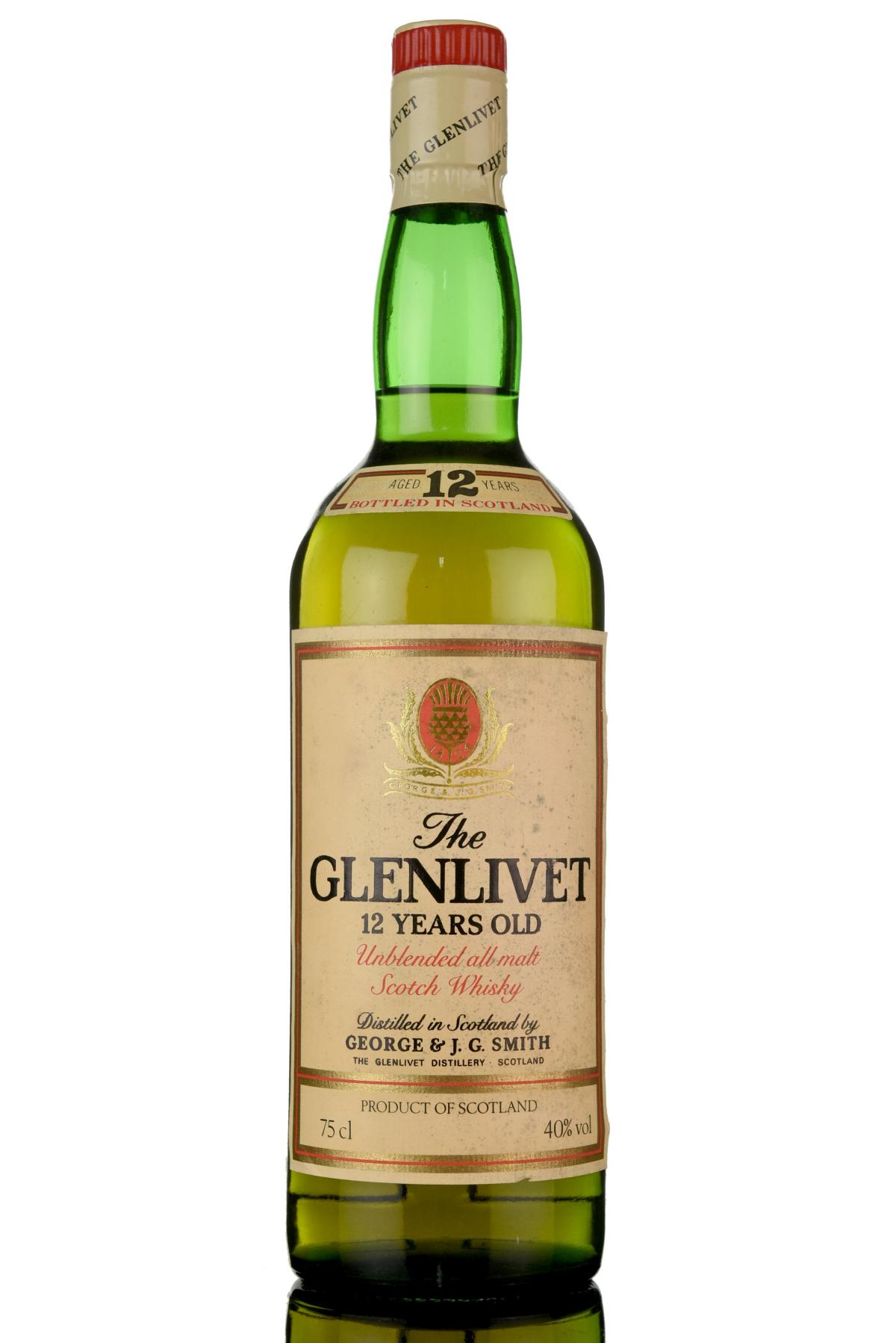 Glenlivet 12 Year Old - 1980s