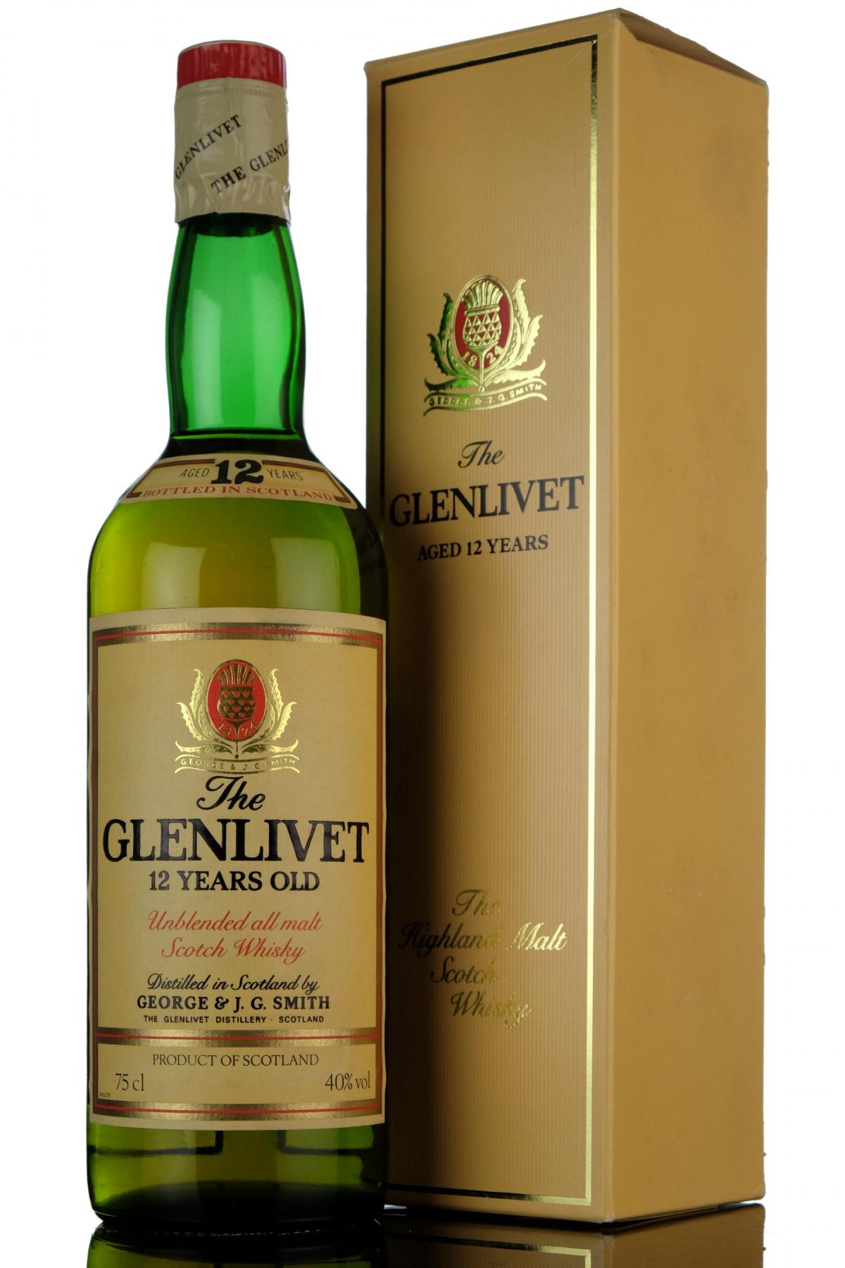 Glenlivet 12 Year Old - 1980s