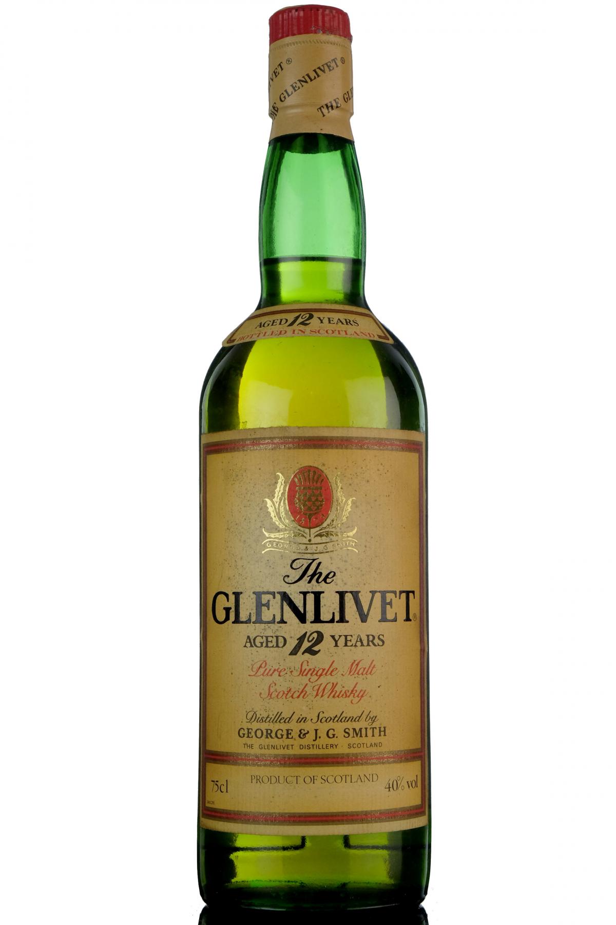 Glenlivet 12 Year Old - 1980s