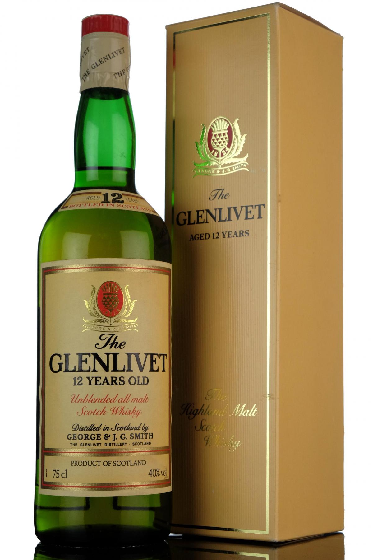 Glenlivet 12 Year Old - 1980s