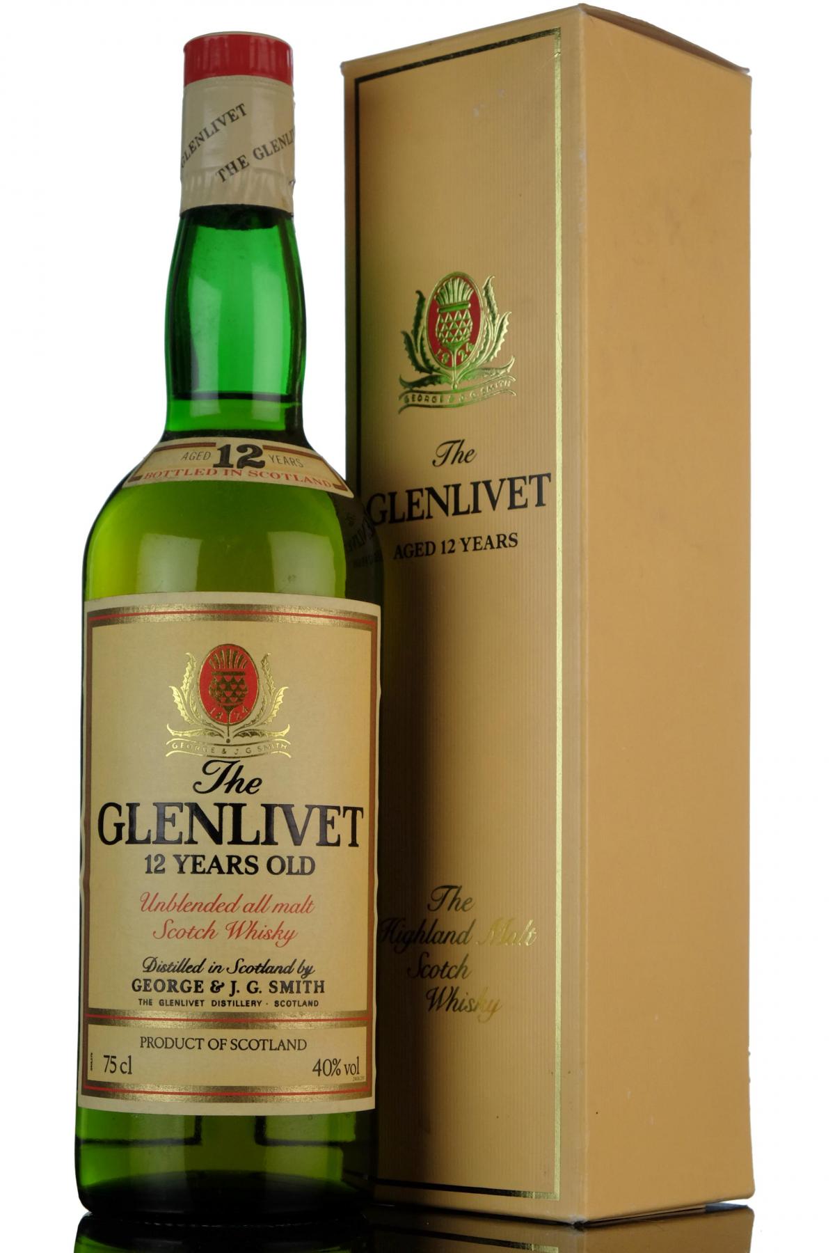 Glenlivet 12 Year Old - 1980s