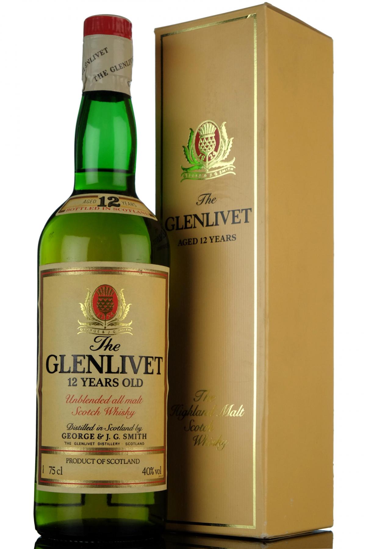 Glenlivet 12 Year Old - 1980s