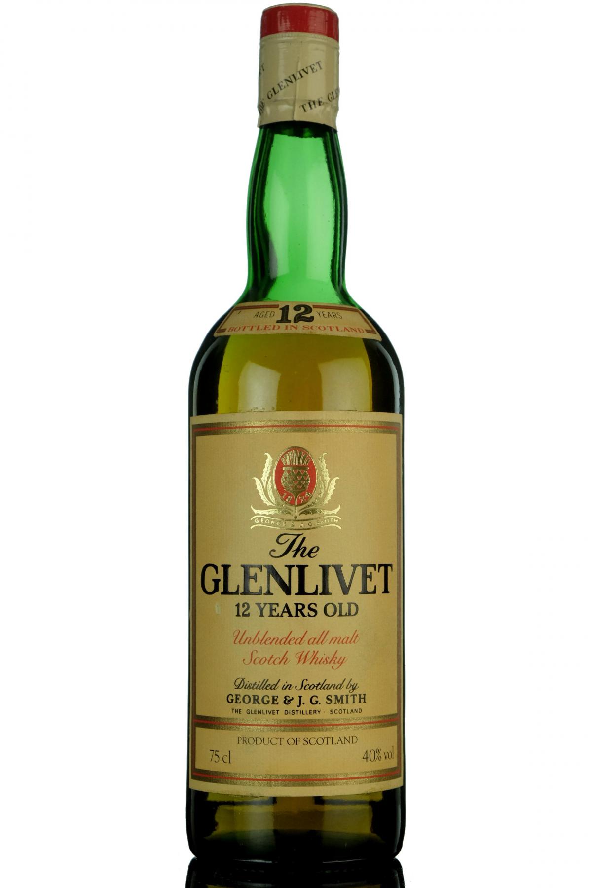 Glenlivet 12 Year Old - 1980s