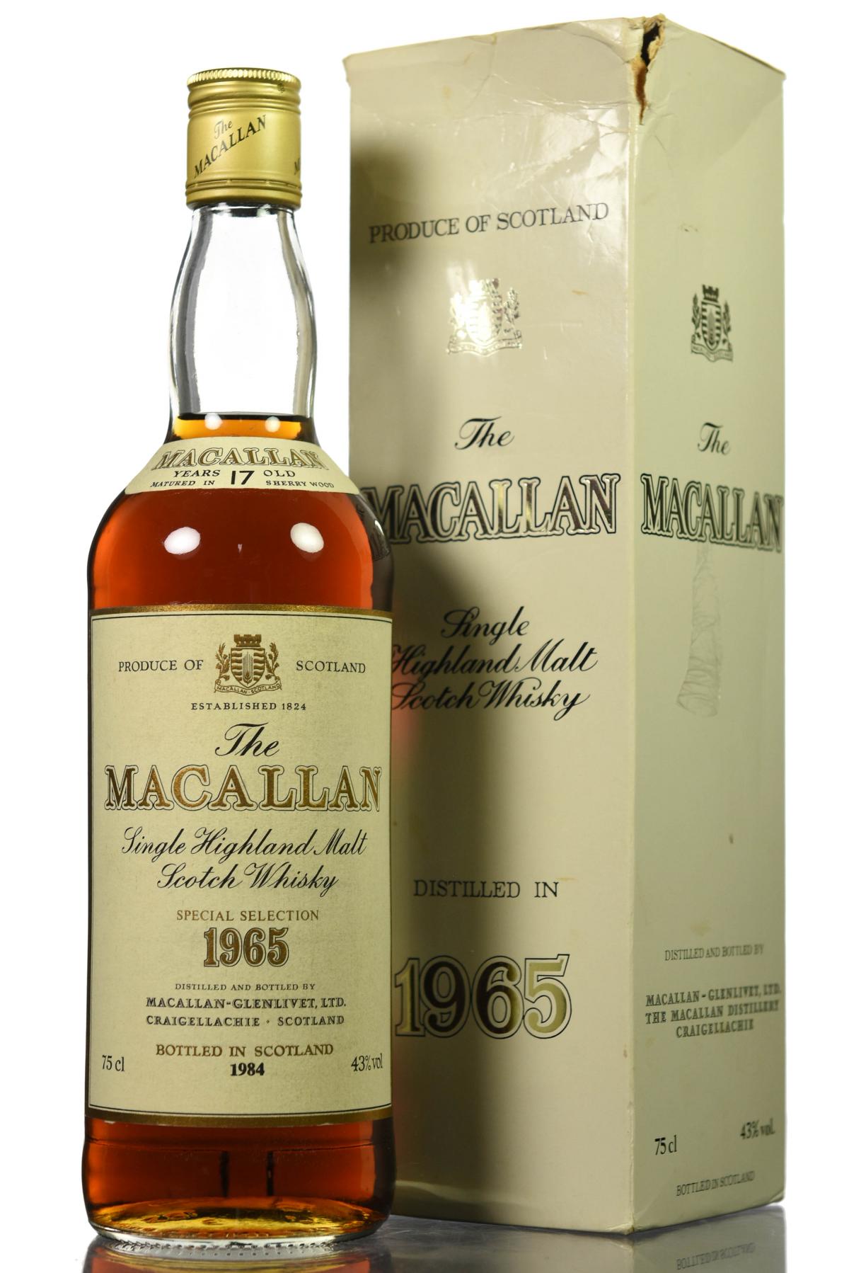 Macallan 1965-1984 - 17 Year Old