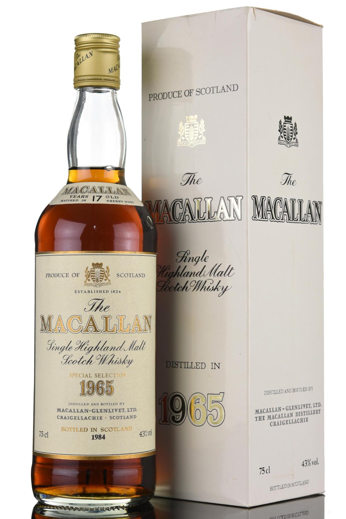 Macallan 1965-1984 - 17 Year Old