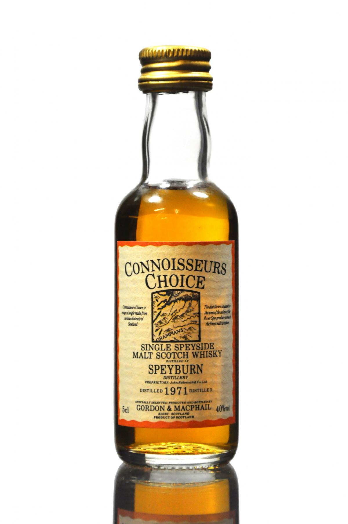 Speyburn 1971 - Connoisseurs Choice Miniature