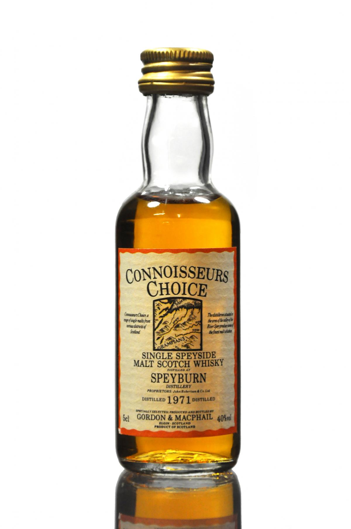 Speyburn 1971 - Connoisseurs Choice Miniature