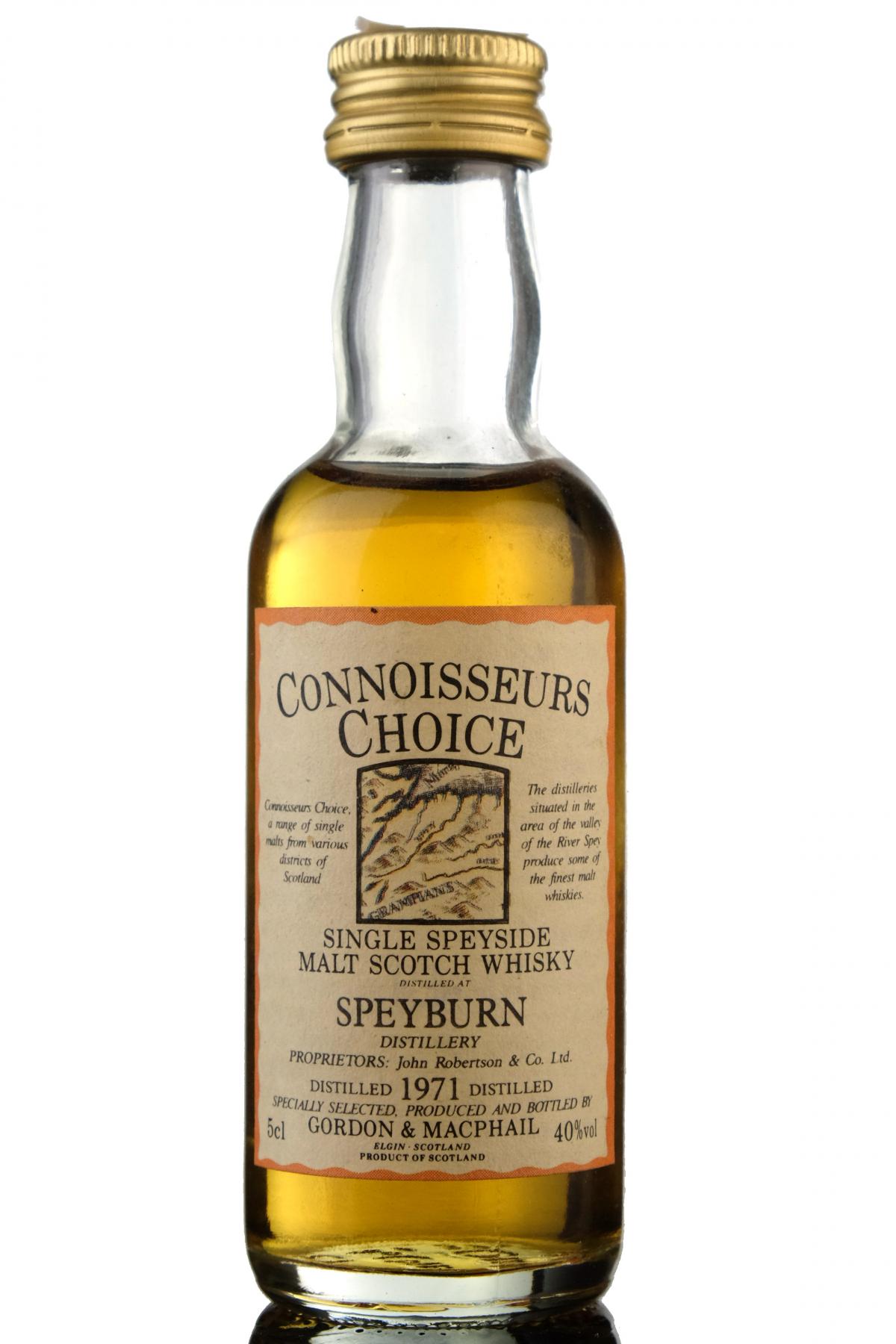 Speyburn 1971 - Connoisseurs Choice Miniature