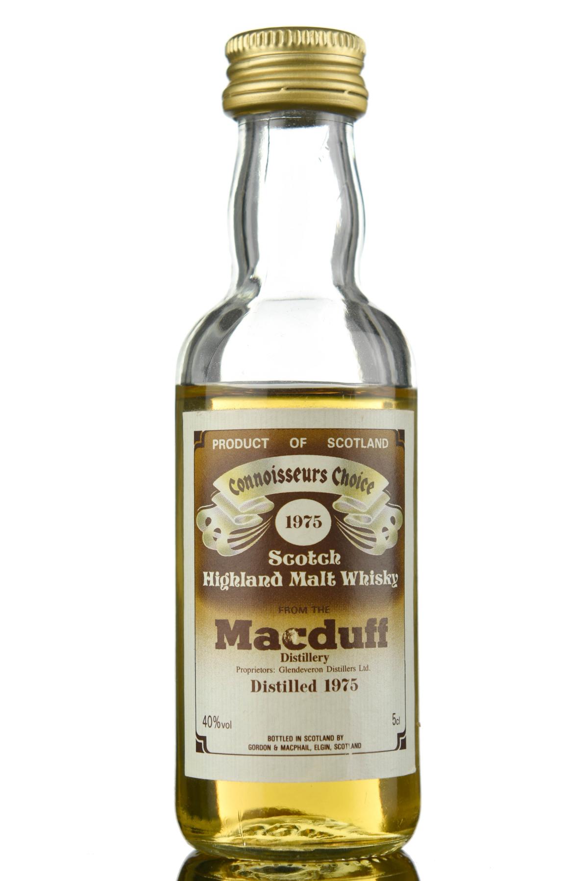 Macduff 1975 - Connoisseurs Choice Miniature
