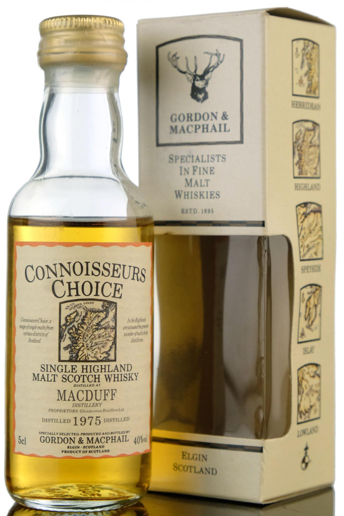 Macduff 1975 - Gordon & MacPhail - Connoisseurs Choice - Miniature