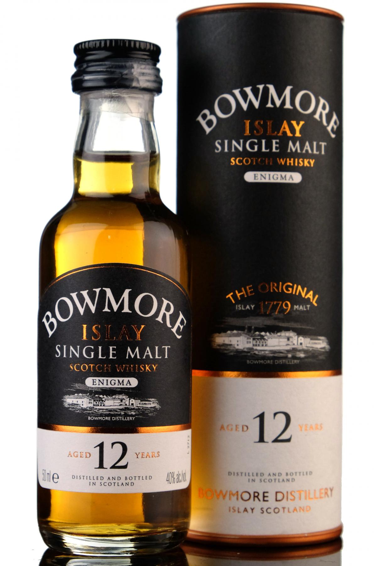 Bowmore Enigma - 12 Year Old Miniature