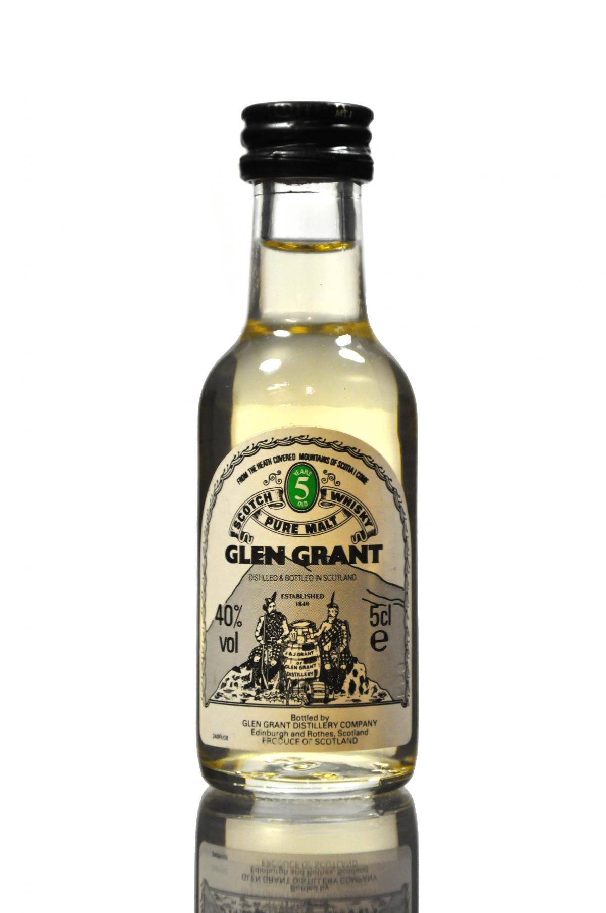 Glen Grant 5 Year Old Miniature
