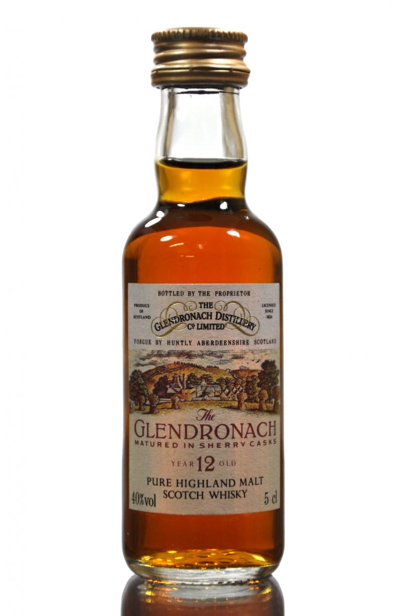 Glendronach 12 Year Old Miniature
