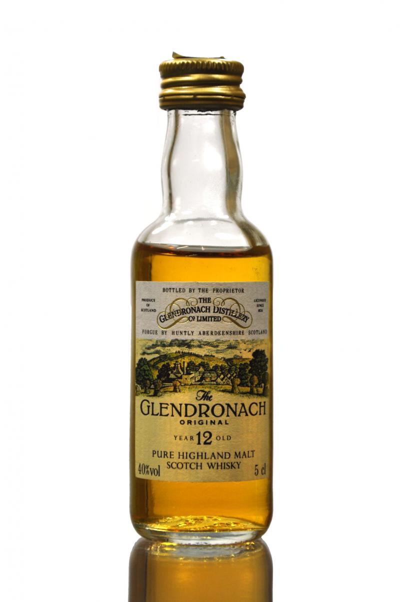 Glendronach 12 Year Old Miniature