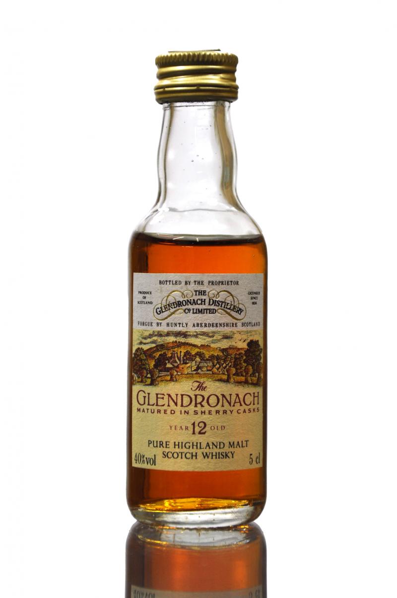 Glendronach 12 Year Old Miniature