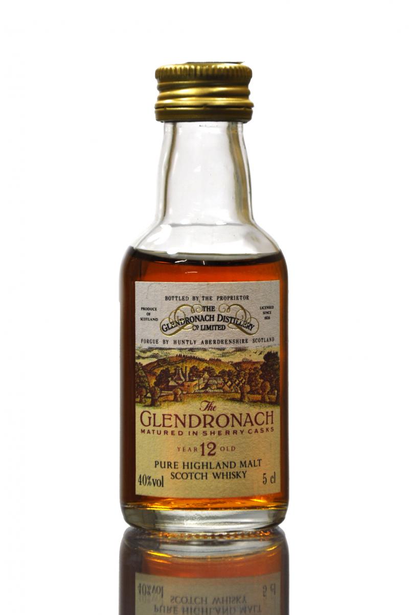 Glendronach 12 Year Old Miniature