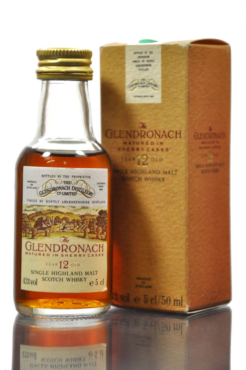 Glendronach 12 Year Old Miniature